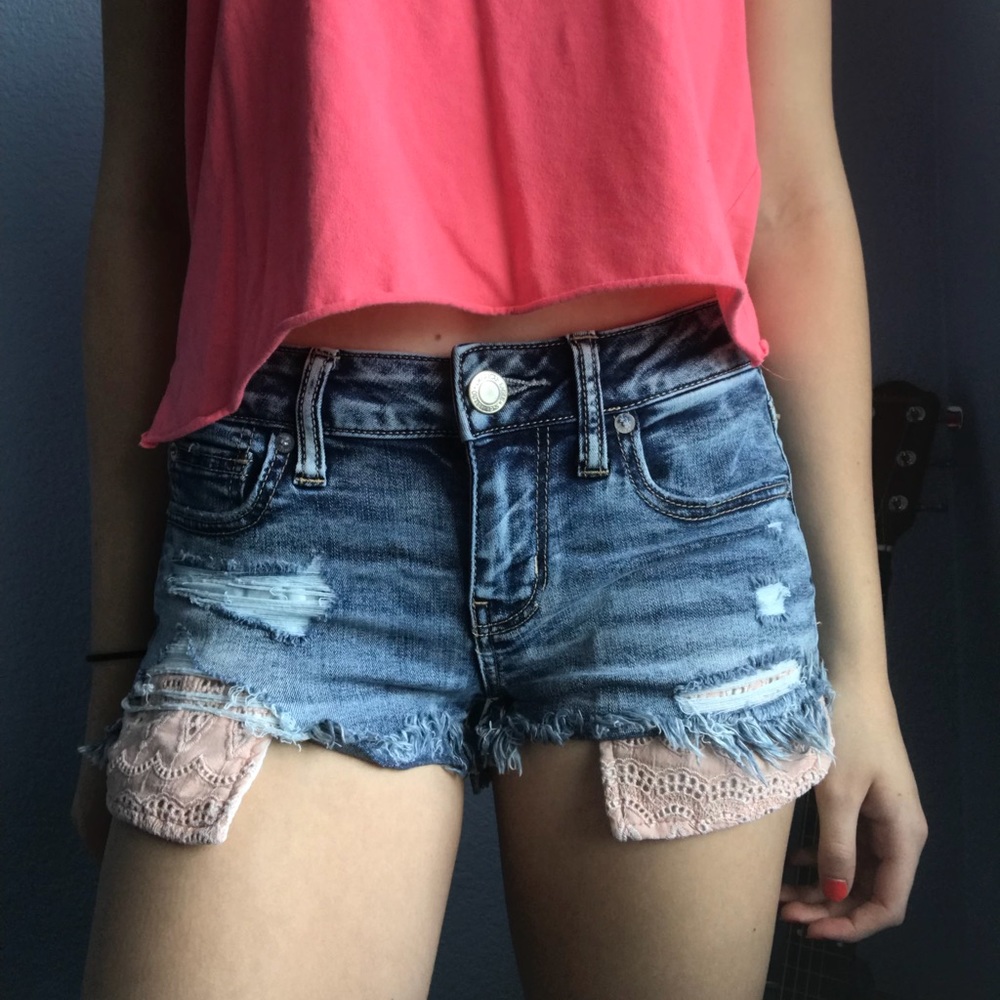 Super Stretch American Eagle Jean Shorts